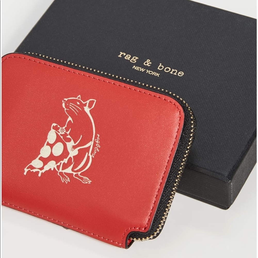 🍕 Pizza Rat Coin Purse Wallet by rag & bone 🍕